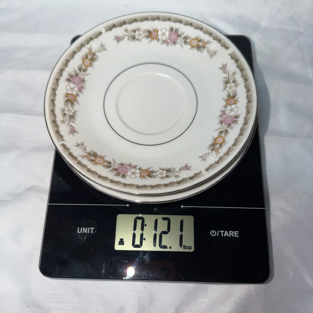 Crescent White and Pink Floral Dinnerware Set - Picture 7 of 7